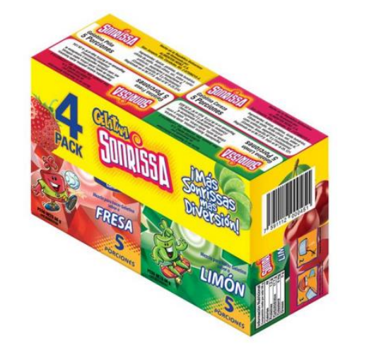 GELATINA SONRISSA 4UNDX66GR FRE/FRAM/LIM/UV