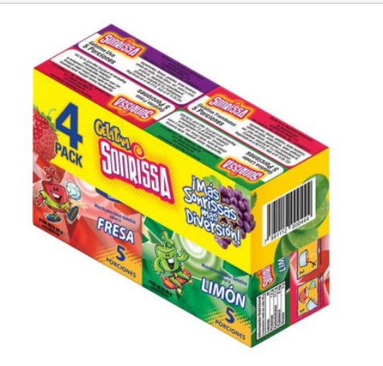 GELATINA SONRISSA 4UNDX66GR FRE/CER/LIM/PIÑ