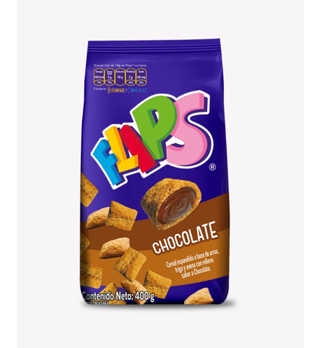 CEREAL FLIPS 400GR CHOCOLATE