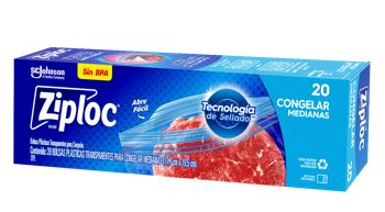 BOLSAS ZIPLOC X20 MEDIANAS PARA CONGELAR