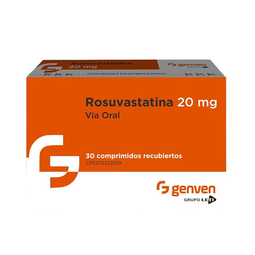 ROSUVASTATINA 20MG X 30COMP GENVEN