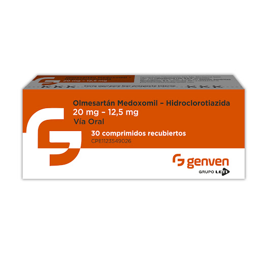 OLMESARTAN HCT 20MG 12.5MG X 30COMP GENVEN