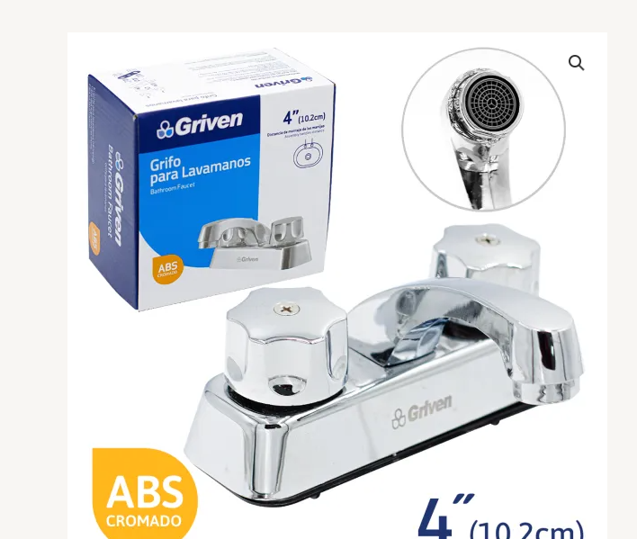 LLAVE GRIVEN P/LAVAMANO DOBLE PLAST/CROM