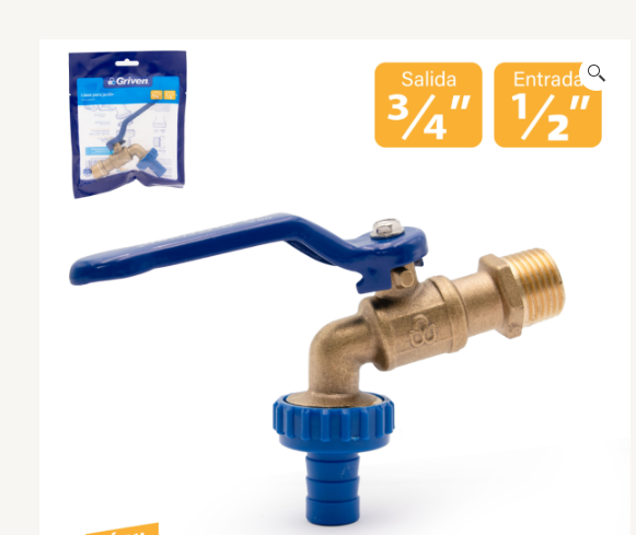 LLAVE P/MANGUERA GRIVEN LIVIANA