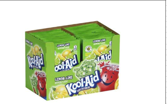 BEBIDA EN POLVO KOOL AID 3,6GR LEMON-LIME