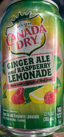 BEBIDA CANADA DRY 355ML RASPBERRY LIMONADE