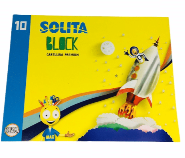 BLOCK CARTULINA SOLITA 10HOJAS PREMIUM