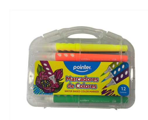 MARCADORES POINTER 12UND PUNTA PINCEL