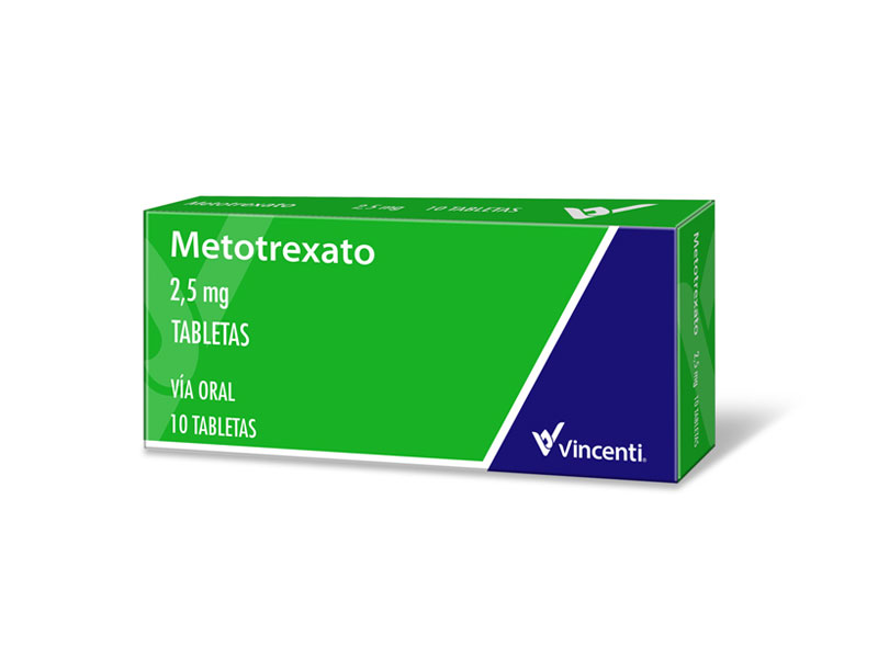 METOTREXATO 2,5MG X 10TABL VICENTI