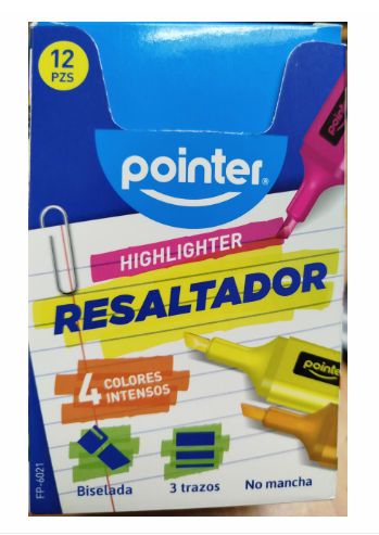 RESALTADORES POINTER COLORES SURTIDO