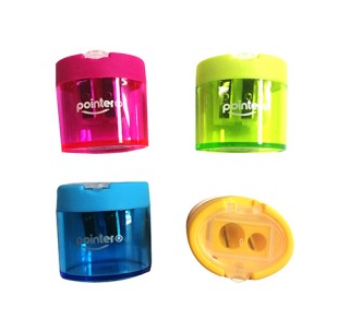 SACAPUNTAS POINTER C/DEPOSITO DOBLE  HUEC