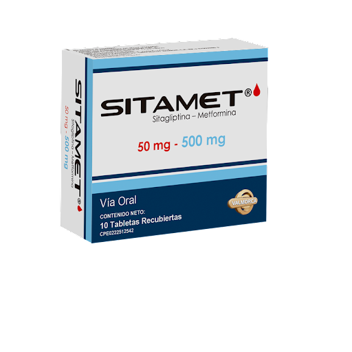 SITAMET 50MG 500MG X 10TABL VALMORCA