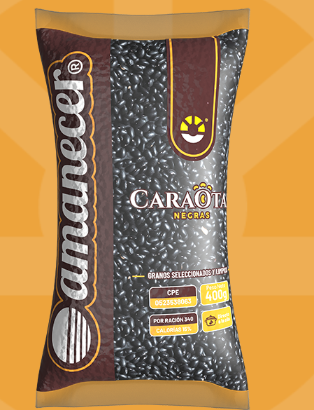 CARAOTAS AMANECER 400GR NEGRAS