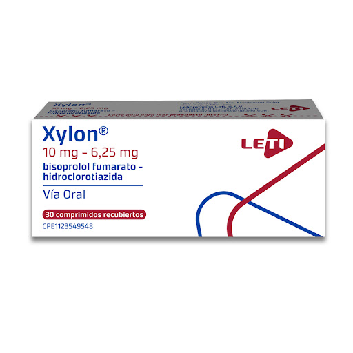 XYLON 10MG 6,25MG X 30COMP BISOPR HIDRO LETI