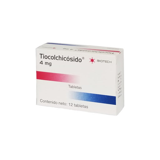 TIOCOLCHICOSIDO 4MG X 12TABL BIOTECH