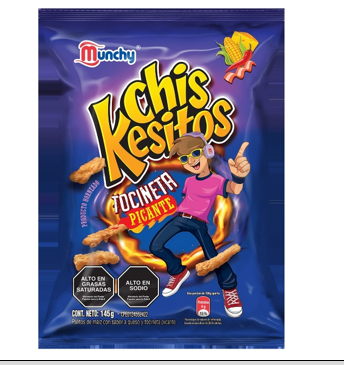 CHISKESITOS MUNCHY 145GR  TOCINETA Y PICANTE