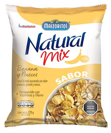 CEREAL MAIZORITOS 270GR BAN -NUE  NATURAL MIX 