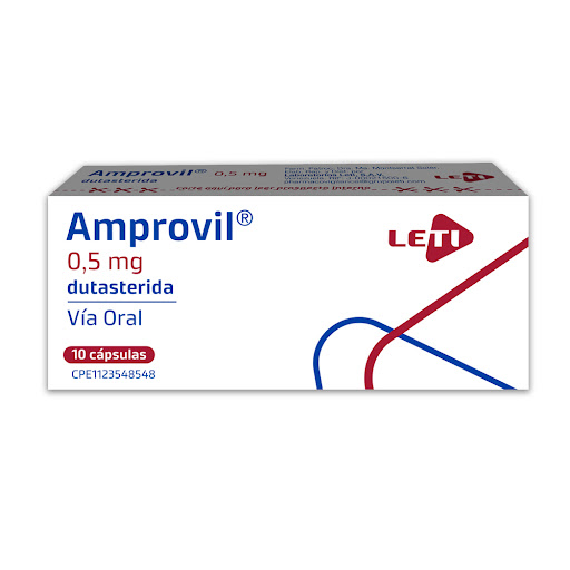 AMPROVIL 0,5MG X 10CAPS DUTASTERIDA LETI