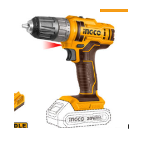 TALADRO INGCO INALAMBRICO 3/8" 20V 45N SUPER