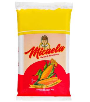 HARINA DE MAIZ MICAELA 1KG BLANCA PRECOCIDA