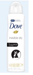 DESOD DOVE 87GR INVISIBLE DRY WOMEN AER