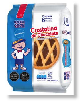 CROSTATINA ONCE ONCE 300GR CHOCOLATE