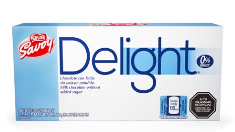 CHOCO SAVOY 100GR X6UND DELIGHT 