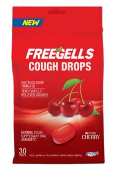CARAMELOS FREEGELLS CHERRY BOLSA