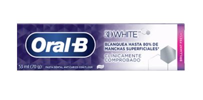 CREMA DENTAL ORAL B 70GR 3D WHITE