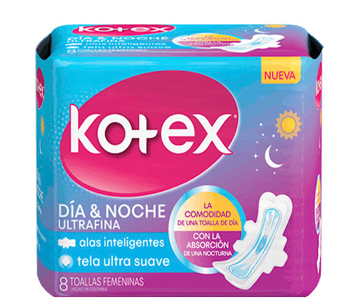 TOALLA SANIT KOTEX 8UND DIA &amp; NOCHE