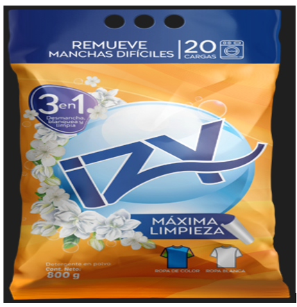 DETERGENTE IZY 800GR ORIGINAL POLVO