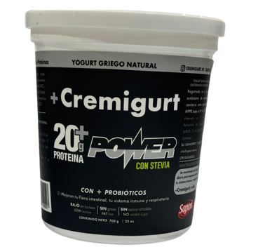 YOGURT CREMIGURT 700GR NATURAL POWER STEVIA