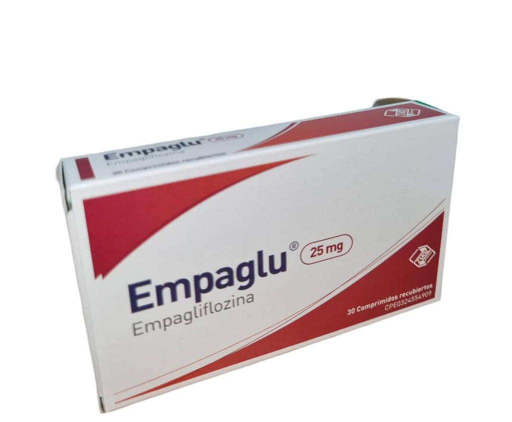 EMPAGLU 25MG X 30COMP EMPAGLIFLOZINA ZUOZ