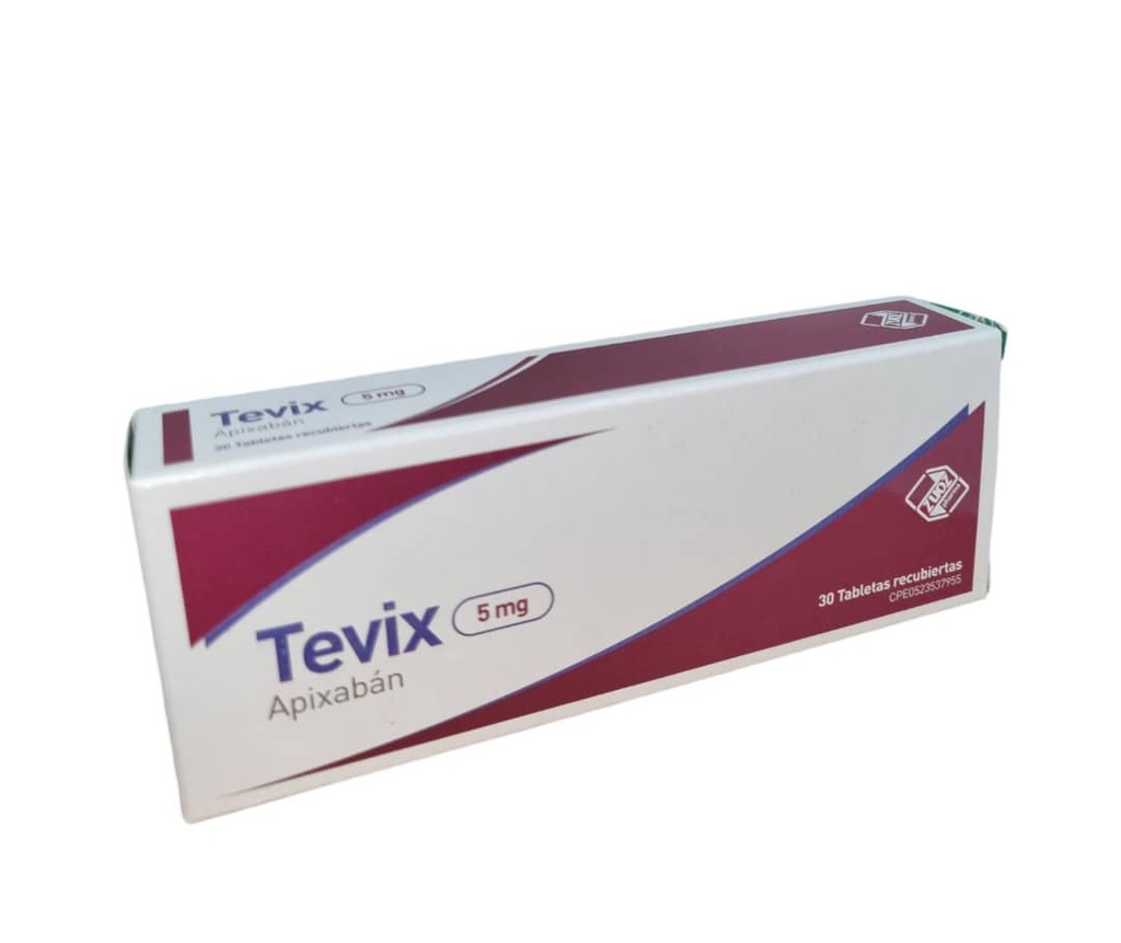 TEVIX 5MG X 30TABL APIXABAN ZUOZ