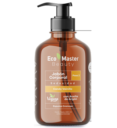 GEL DE BAÑO ECO MASTER 240GR CANDY VAINILLA