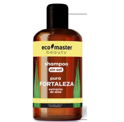CHAMPU ECO MASTER 400ML  PURA FORTALEZA ALOE FRAPPE