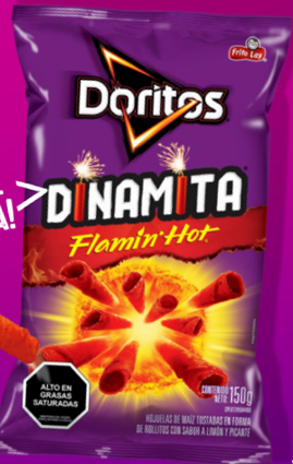 SNACK DORITOS 150GR DINAMITA FLAMIN HOT