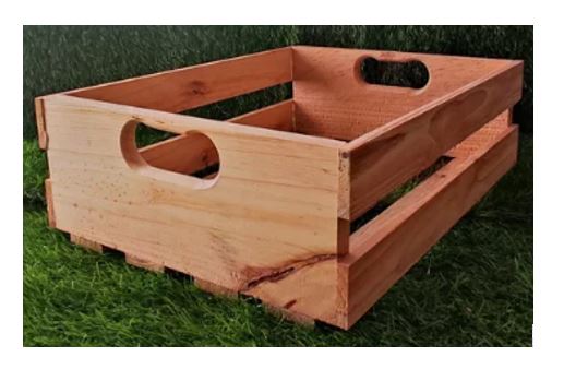 CESTA DE MADERA 40CM X28CM MEDIANA GUACAL