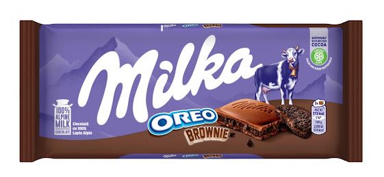 CHOCOLATE MILKA 100GR OREO BROWNIE
