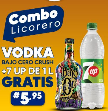COMBO BAJO CERO CRUSH+7UP 1LT