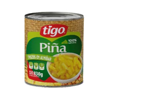 PIÑA TIGO 830 GR EN TROZOS LATA
