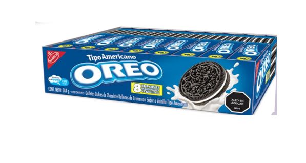 GALLETA OREO 16X8X48GR AMERICANO MOSTRADOR