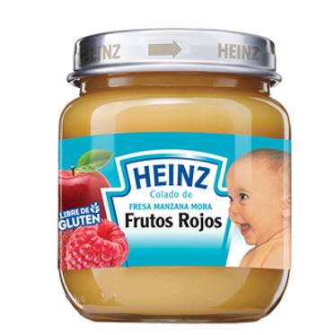 COLADO HEINZ 113GR FRUTOS ROJOS