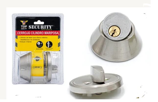 CERROJO COVO SECURITY CILINDRO MARIPOSA S/S 3-362