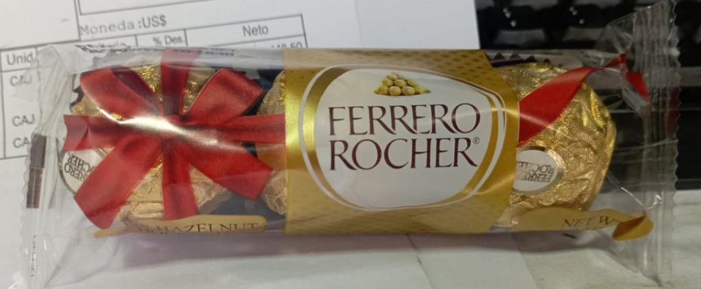 BOMBONES FERRERO ROCHER X3UND NAVIDAD
