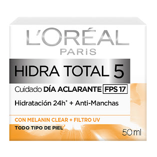 CREMA FACIAL LOREAL 50ML HT5 ACLARANTE DIA