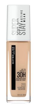 BASE MAYBELLINE 220 NATURAL BEIGE ACTIVE WEAR