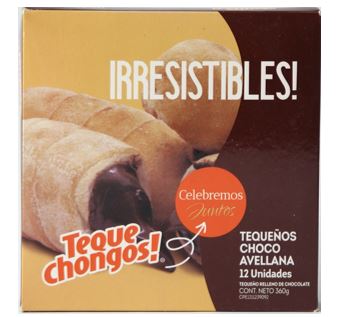 TEQUEÑOS TEQUECHONGOS 12UND CHOCOAVELLANA
