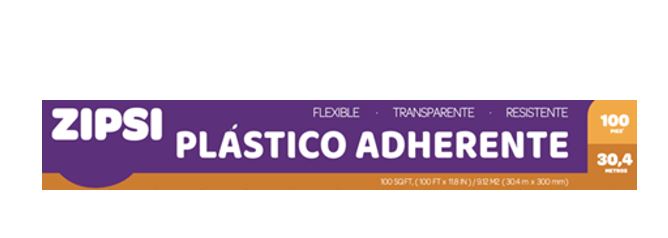 PAPEL ADHERENTE ZIPSI 30MTRS 100FT