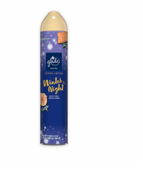 AMBIENTADOR GLADE 400ML WINTER NIGHT